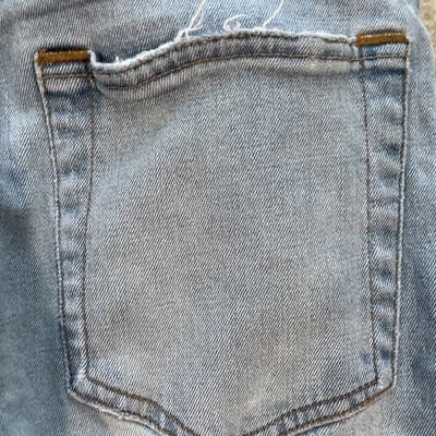 Abercrombie Fitch Curve Love Ultra High Rise Ankle Straight Distressed Women 6R - Thumbnail 8
