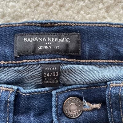 Jeans - Banana Republic Lot of 3 Pairs - Womens Size 24/00 - Various Styles Blue - Thumbnail 6