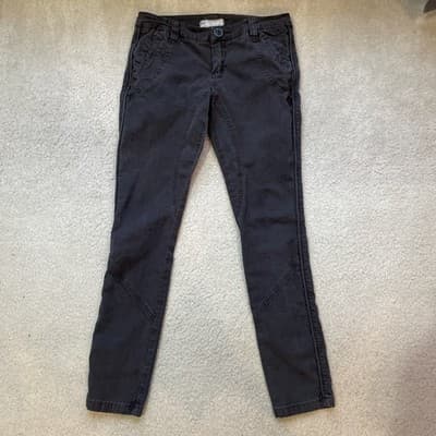 Free People Pants Womens Size 4/28 Black 96% Cotton 4% Spandex - Thumbnail 2