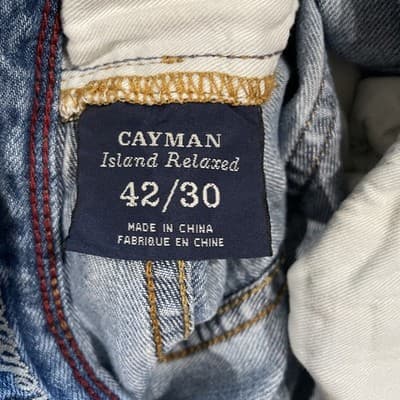 Tommy Bahama Blue Jeans Cayman Island Relaxed Fit Mens 42x30 Preowned - Thumbnail 5