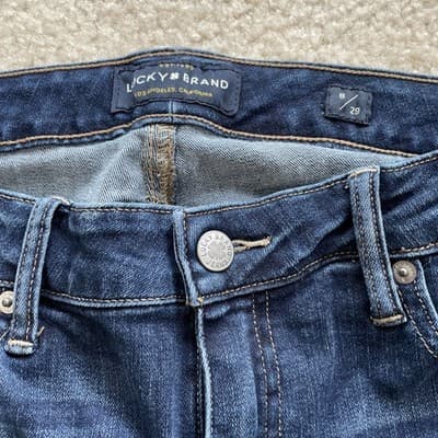 Jeans - Lucky Brand Lot of 3 Pairs Womens Size 8/29 Lolita: Skinny (2), Crop (1) - Thumbnail 2
