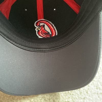 St Louis Cardinals Hat Nike Black Red MLB OSFA Flex Preowned Excellent - Thumbnail 8