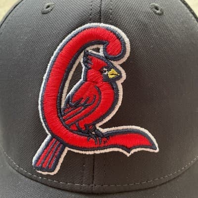 St Louis Cardinals Hat Nike Black Red MLB OSFA Flex Preowned Excellent - Thumbnail 2