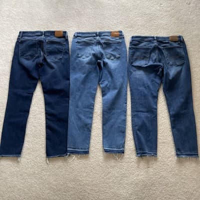 Jeans - Lucky Brand Lot of 3 Pairs Womens Size 8/29 Lolita: Skinny (2), Crop (1) - Thumbnail 14