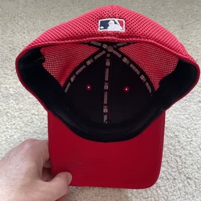 St Louis Cardinals Hat New Era Flex Medium-Large MLB Rare Older Logo Excellent - Thumbnail 4
