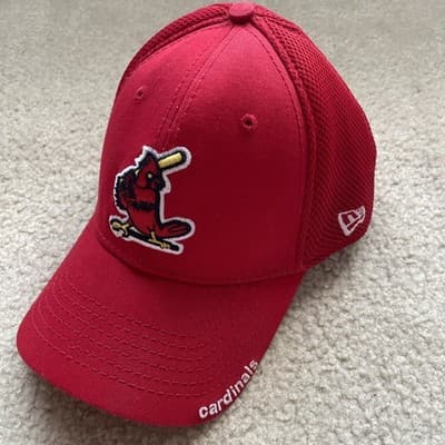 St Louis Cardinals Hat New Era Flex Medium-Large MLB Rare Older Logo Excellent
