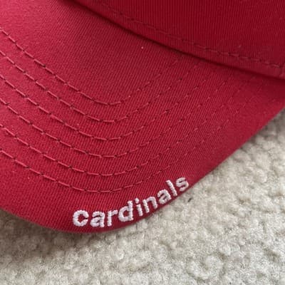 St Louis Cardinals Hat New Era Flex Medium-Large MLB Rare Older Logo Excellent - Thumbnail 3