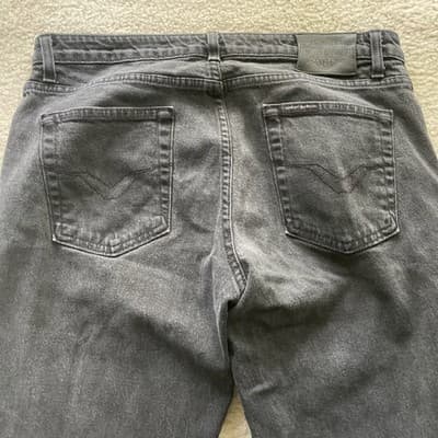 Women's Harley-Davidson Bootcut Black Denim Jeans - Size 14 Long - Thumbnail 9