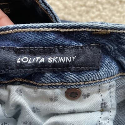 Jeans - Lucky Brand Lot of 3 Pairs Womens Size 8/29 Lolita: Skinny (2), Crop (1) - Thumbnail 12