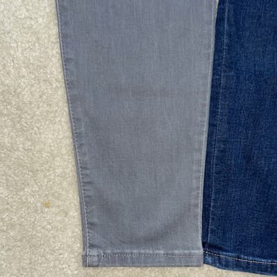 Banana Republic Pants Jeans Lot Size 6/28 Womens - Gray x1, Blue x1 - Thumbnail 5