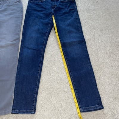 Banana Republic Pants Jeans Lot Size 6/28 Womens - Gray x1, Blue x1 - Thumbnail 10