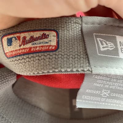 St Louis Cardinals Hat New Era Flex Small-Medium MLB Rare All Red - Thumbnail 6