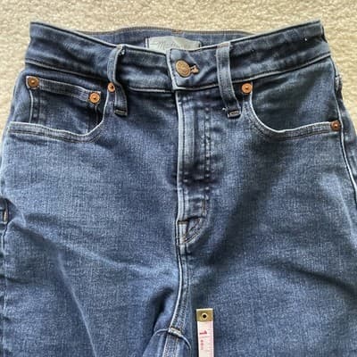 Madewell Curvy Perfect Vintage Jean Blue Womens Size 26