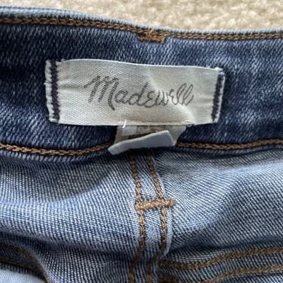 Madewell Curvy Perfect Vintage Jean Blue Womens Size 26 - Thumbnail 4