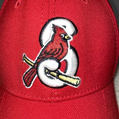 Springfield Cardinals Hat New Era 39Thirty Red 97% Wool 3% Spandex Medium-Large - Thumbnail 2