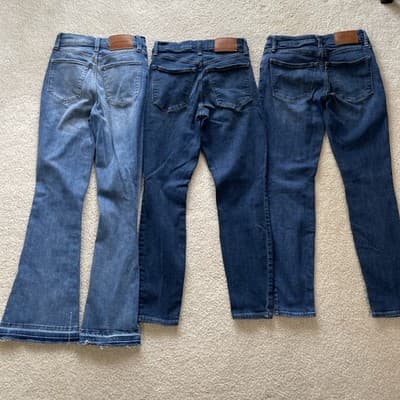 Jeans - Lucky Brand Lot of 3 Womens Size 2/26 Variety of Styles Blue - Thumbnail 16