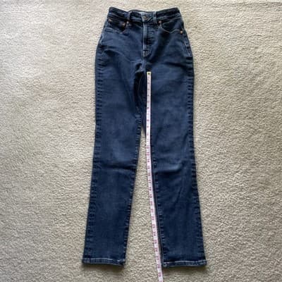 Madewell Curvy Perfect Vintage Jean Blue Womens Size 26 - Thumbnail 2