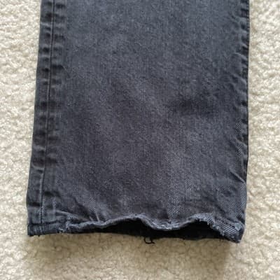 Polo Ralph Lauren Hampton Straight Leg Distressed Black Jeans Mens 34x32 - Thumbnail 8