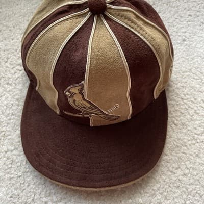St Louis Cardinals Hat New Era Fitted 7 1/8 Tan Brown Rare Excellent Preowned - Thumbnail 3