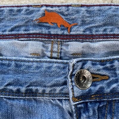 Tommy Bahama Blue Jeans Cayman Island Relaxed Fit Mens 42x30 Preowned - Thumbnail 2