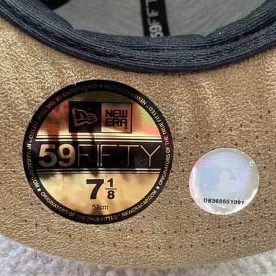 St Louis Cardinals Hat New Era Fitted 7 1/8 Tan Brown Rare Excellent Preowned - Thumbnail 6