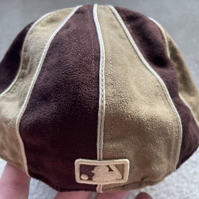 St Louis Cardinals Hat New Era Fitted 7 1/8 Tan Brown Rare Excellent Preowned - Thumbnail 5