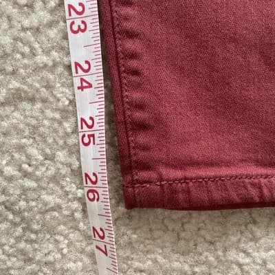 Women's Lila Ryan Maroon Skinny Jeans Size 26 - Thumbnail 9