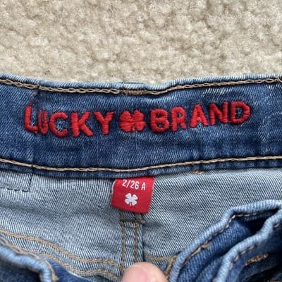 Jeans - Lucky Brand Lot of 3 Womens Size 2/26 Variety of Styles Blue - Thumbnail 2