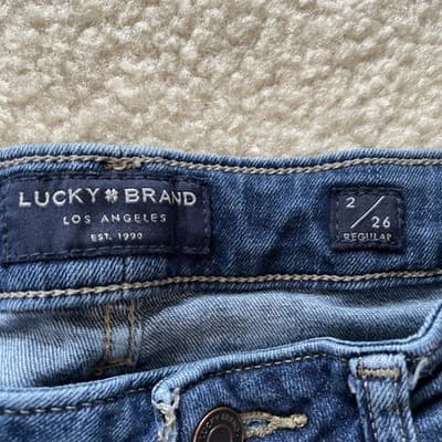 Jeans - Lucky Brand Lot of 3 Womens Size 2/26 Variety of Styles Blue - Thumbnail 4
