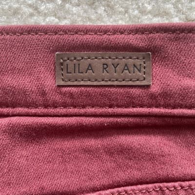 Women's Lila Ryan Maroon Skinny Jeans Size 26 - Thumbnail 12