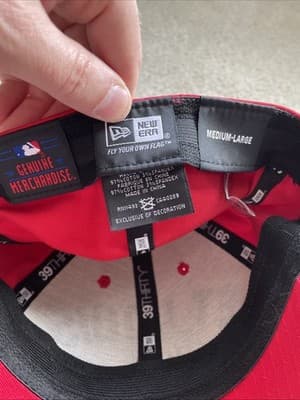 St Louis Cardinals Hat New Era 39Thirty Flex Medium-Large Rare Excellent - Thumbnail 5