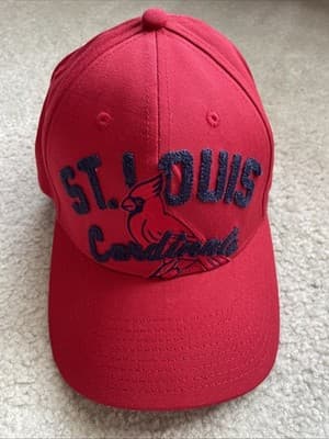 St Louis Cardinals Hat New Era 39Thirty Flex Medium-Large Rare Excellent - Thumbnail 2