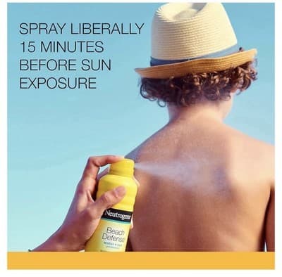 10 PACK Neutrogena Beach Defense Sunscreen Spray Lotion SPF 70- 5 Oz. Exp 11/26 - Thumbnail 5