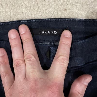 J Brand Womens Jeans Size 28 Dark Blue Flare Leg Preowned Excellent - Thumbnail 2