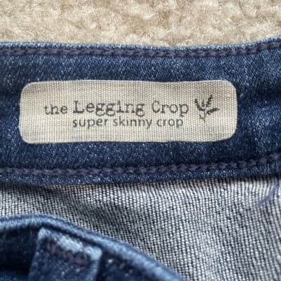 Adriano Goldschmied Womens Jeans Size 24R Legging Crop Super Skinny Preowned - Thumbnail 3