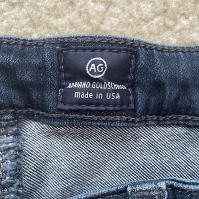 Adriano Goldschmied Jeans Womens Size 30R Prima Mid Rise Cigarette Preowned - Thumbnail 3