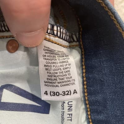 Lucky Brand Jeans Womens Size 4 Athletic Straight Blue Uni-fit Stretch - Thumbnail 5