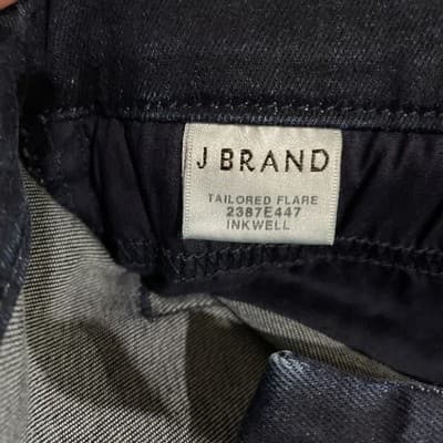 J Brand Womens Jeans Size 28 Dark Blue Flare Leg Preowned Excellent - Thumbnail 3