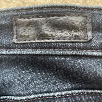Adriano Goldschmied Jeans Womens Size 30R Prima Mid Rise Cigarette Preowned - Thumbnail 11