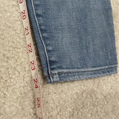Lucky Brand Womens Jeans Low Rise Crop Lolita Size 10/30 Blue - Thumbnail 8