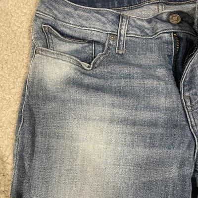 Lucky Brand Womens Jeans Low Rise Crop Lolita Size 10/30 Blue - Thumbnail 4