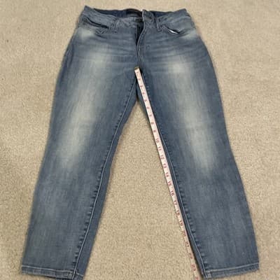 Lucky Brand Womens Jeans Low Rise Crop Lolita Size 10/30 Blue - Thumbnail 7