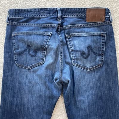 Adriano Goldschmeid Jeans The Protege Straight Leg Distressed 34x32 - Thumbnail 11