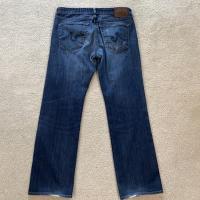 Adriano Goldschmeid Jeans The Protege Straight Leg Distressed 34x32 - Thumbnail 10