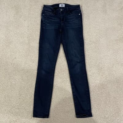 Paige Womens Jeans Size 26 Verdugo Ultra Skinny Stretch Blue Preowned Excellent - Thumbnail 2