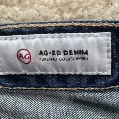 Adriano Goldschmied Womens Jeans Size 24R Distressed Ex-Boyfriend Slim Blue - Thumbnail 4