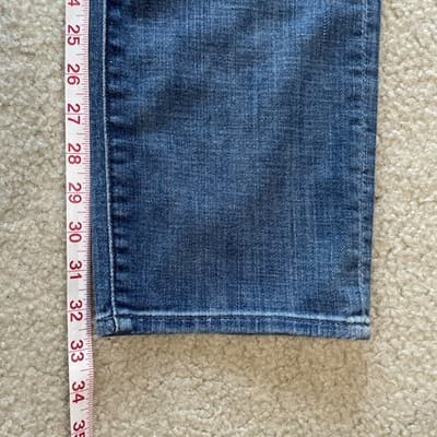 7 for All Mankind Womens Jeans Size 31 Slimmy Preowned Blue - Thumbnail 7