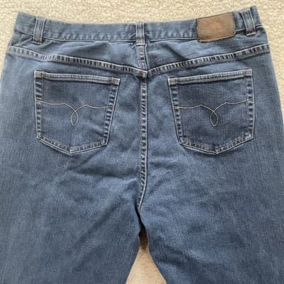 Lauren Jeans Premium Womens 16W Blue Preowned High Quality Durable - Thumbnail 8