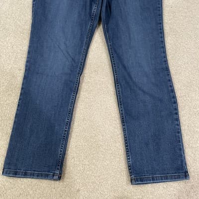 Carhartt Relaxed Fit Womens Jeans Size 8 Short Preowned Blue - Thumbnail 4