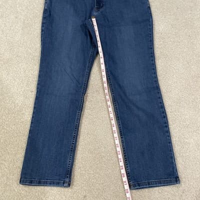 Carhartt Relaxed Fit Womens Jeans Size 8 Short Preowned Blue - Thumbnail 5